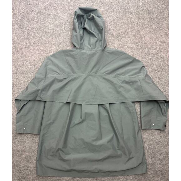Lululemon Mid-Length Waterproof Rain Coat Jacket BGIB Belgian Blue Gray Size L - Picture 10 of 16